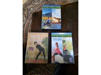 Lot Of 3 Yoga DVD's In Mint Condition