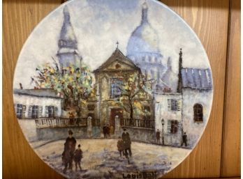 French Collectable Plate #10 From 1982 Great Condition By Artist Louis