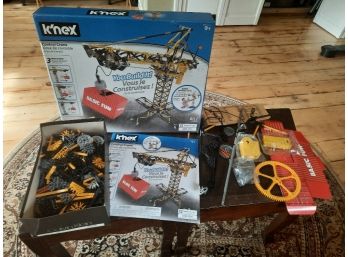 Knex Working Control Crane 817 Pieces - Complete And New With Instructions