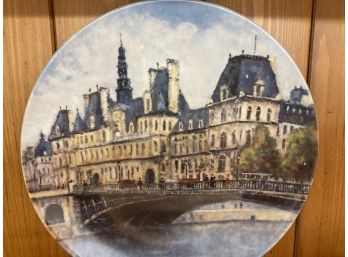 French Collectable Plate From 1982 Great Condition By Artist Louis