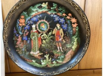 Plate #10 Vintage Collectors Plate Great Condition Beautiful Colors With Certificate