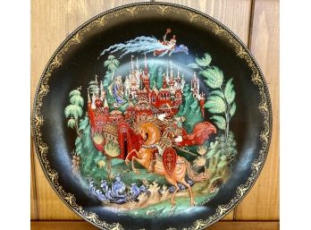 Vintage Collectors Plate #5 From 1990 Great Colors Great Condition With Certificate
