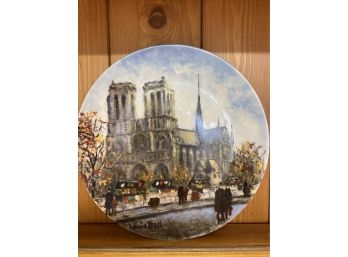 French Collectable Plate #6 From 1982 Great Condition By Artist Louis