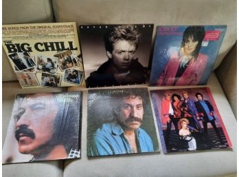 Lot Of 6 Vintage Classic Rock 33 1/3 Albums - All Are Excellent. Includes The Following,