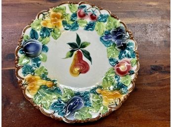 Beautiful Fruit Serving Plate Made In Italy