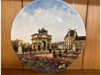 French Collectable Plate #5 From 1982 Great Condition By Artist Louis