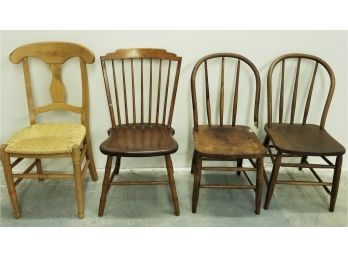 Lot Of Four Chairs