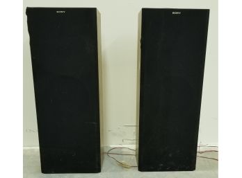 Two Sony Speakers 200w Max