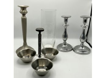 Candlesticks, Vase & More