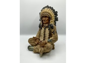 Great Indian Chief Figurine