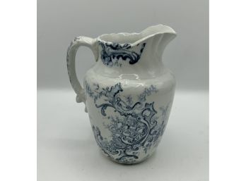 Antique Doric  Upper Hanley Semi- Porcelain Pitcher