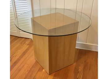 Vintage Table W/glass Top