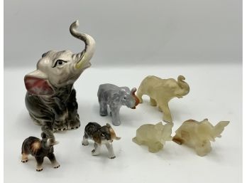 7 Vintage Elephants  ~ Bone China & More ~