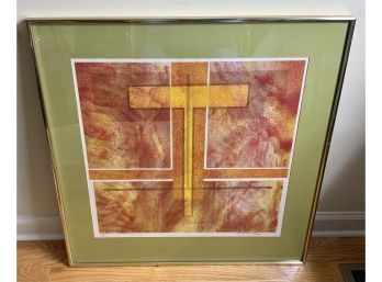 Modern Abstract Pencil Signed Print ~ C Cook ~ 1/13