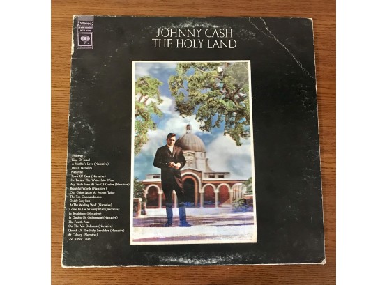 JOHNNY CASH - THE HOLY LAND Vinyl LP. 1969 Columbia Records (KCS 9726)