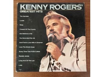 KENNY ROGERS - GREATEST HITS Vinyl LP. 1980 Liberty Records (LOO-1072)