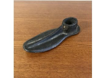 Antique Cast Iron Shoe Form. Childrens Cobbler Shoe Form