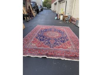A Vintage Hand Knotted Room Size Wool Carpet 10x12