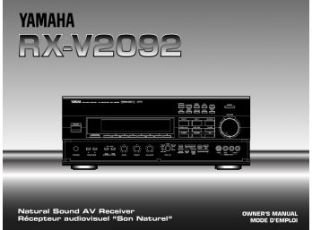 Yamaha RX-V2092  Natural Sound AV Receiver