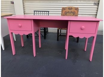 Maine Cottage Furniture Bright Pink Console/desk With 2 Drawers