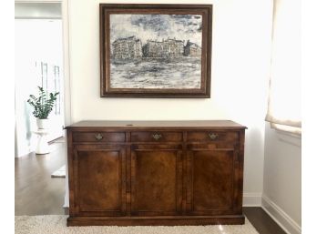 An Antique French Walnut Sideboard
