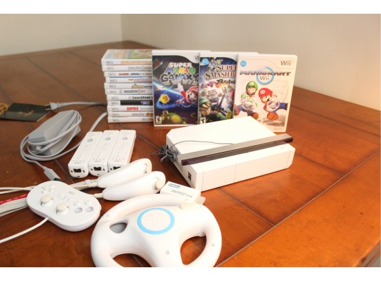 Wii Console, Games And Accessories