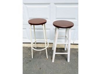 Two Painted Stools
