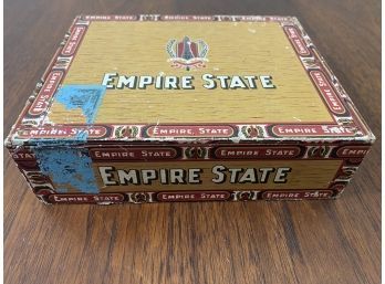 Vintage Empire State Hard Cardboard Cigar Box
