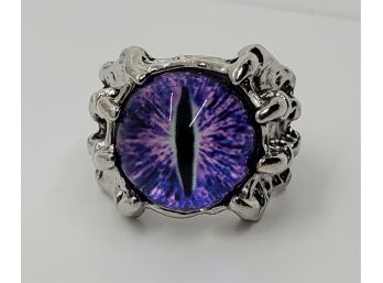 Awesome Purple Eyeball Ring