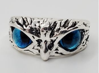 Awesome Owl Face & Eyes Ring