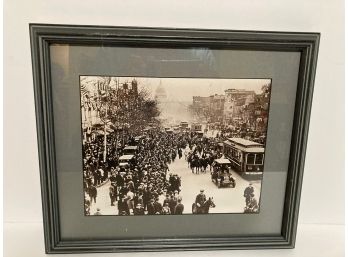 Iconic Black And White Photo Print:  Women's Suffrage Parade In Washington DC