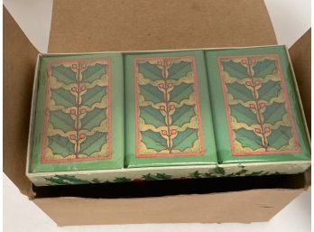Carton Of (4) Four  3 (Three) Bar Pack Of Hallmark Hollyberry Soap - Great Stocking Suffer