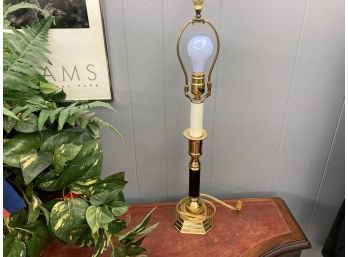 Vintage Candle Stick Table Lamp (No Shade)