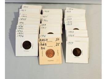 1916-1948 Carded Pennies