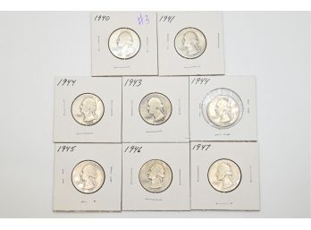 Carded Silver Washington Head Quarters #3