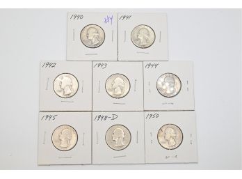 Carded Silver Washington Head Quarters #4