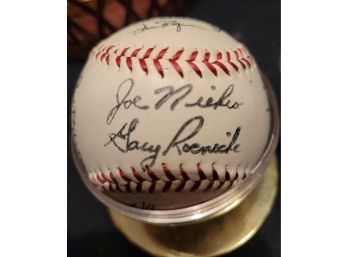3 Yankee Baseballs - Signatures.