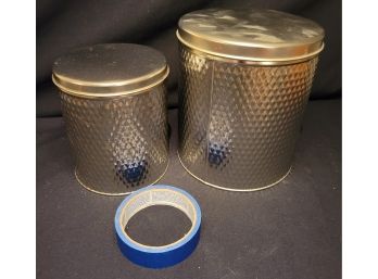 Hammered Aluminum Nesting Containers