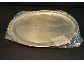 Woodbury Pewteres Engraved Serving Platter
