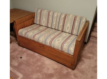This End Up Solid Pine Loveseat