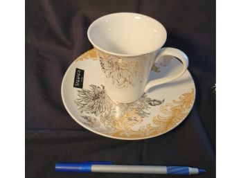 Tahari Tea Cup And Matching Saucer