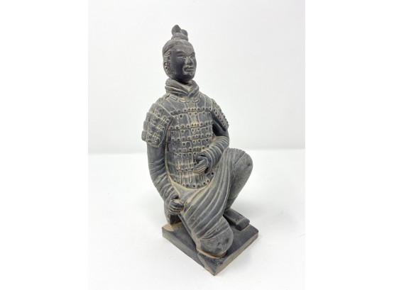Chinese Qin Dynasty Style Kneeling Terracotta Soldier Statue