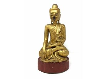 Gilt Tibetan Buddha Statue