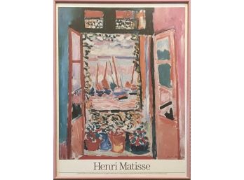 'La Fenetre Ouverte A Collioure' Henri Matisse Vintage Poster Print