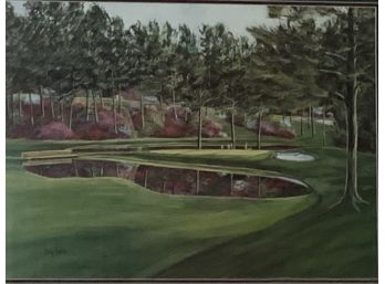 Nancy Raborn The Augusta Collection, The Fire Horn Hole, #15, Par 3