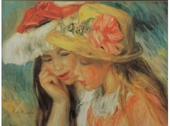 Renoir Lithograph Les Deux Soeurs
