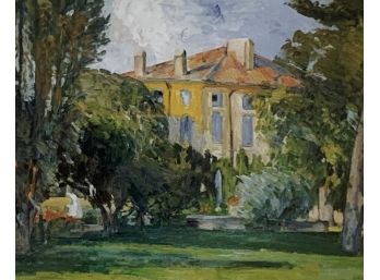 Paul Cezanne Lithograph, House At Jas De Bouflen