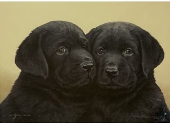 John Weiss Lithograph Double Trouble