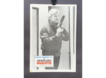 Charles Bronson Is The Messenger Of Death Movie Theater Lobby Card