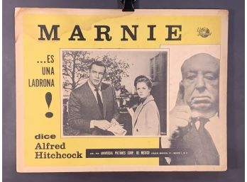 Marnie Alfred Hitchcock Movie Theater Lobby Card